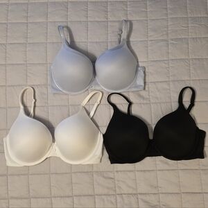 Victoria's Secret Women's Intimates Collection - Black, White, and Gray Bras